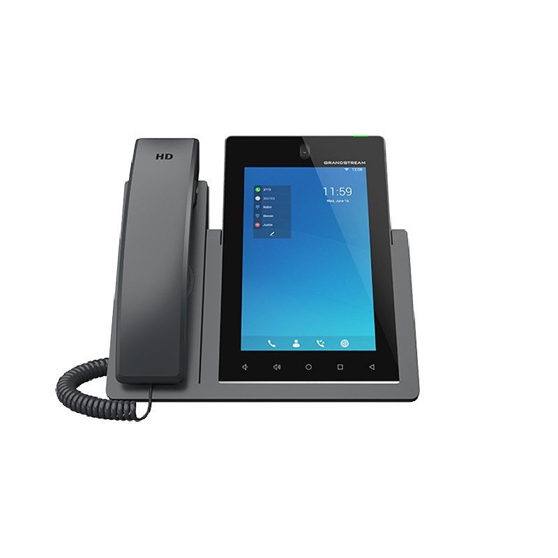 Grandstream GXV3470 SIP video telefón 7'' IPS bar.dotyk.displ., Android11, 16 SIP úč. BT, WiFi