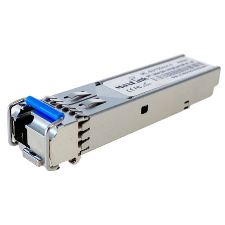 MaxLink 1.25G SFP optický modul, WDM(BiDi), SM, Tx 1310/Rx1550nm, 3km, priemyselný -40C+85C, 1xLC,DDM
