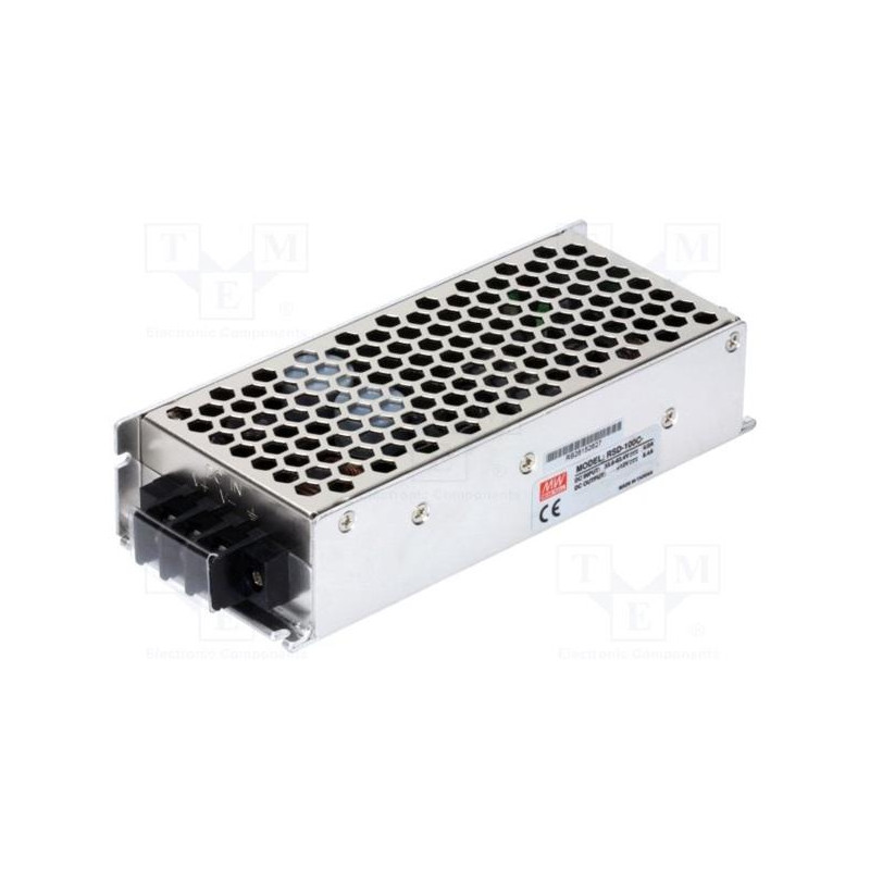 MEANWELL - RSD-100B-12 - Menič DC/DC uzavretý 100W z 16-31V na 12V