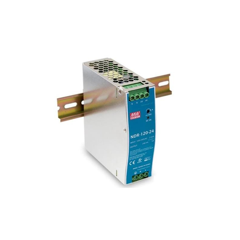 MEANWELL - NDR-120-48 - Priemyselný napájací spínaný zdroj 48V 120W na DIN