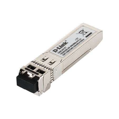 D-Link 10GBase-SR SFP+ Transceiver, 80/300m, 10-pack
