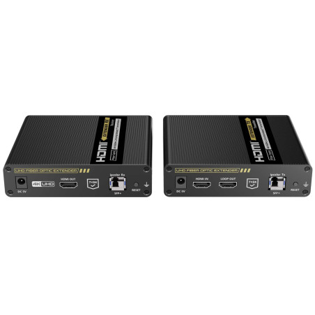 Optický HDMI extender 4K @ 60Hz 4:4:4 HDR, až 40km
