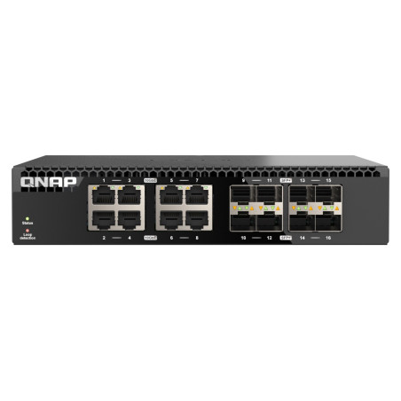 QNAP switch QSW-3216R-8S8T (8x 10G GbE porty + 8x 10G SFP+ porty, polovičná šírka)