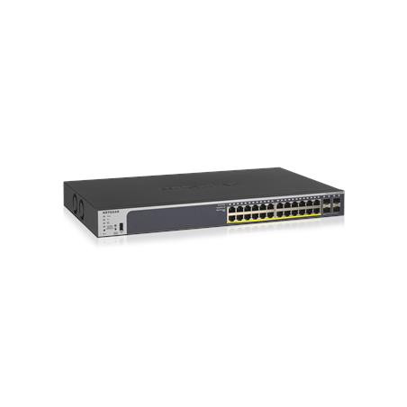 NETGEAR 24xGB PoE+ Smart Pro Switch, 4 SFP, GS728TP