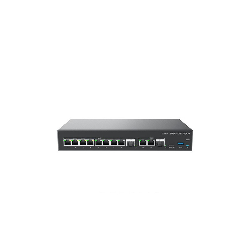 Grandstream GCC6011 all-in-one riešenie (VPN router, NGFW, PoE switch a IP PBX)