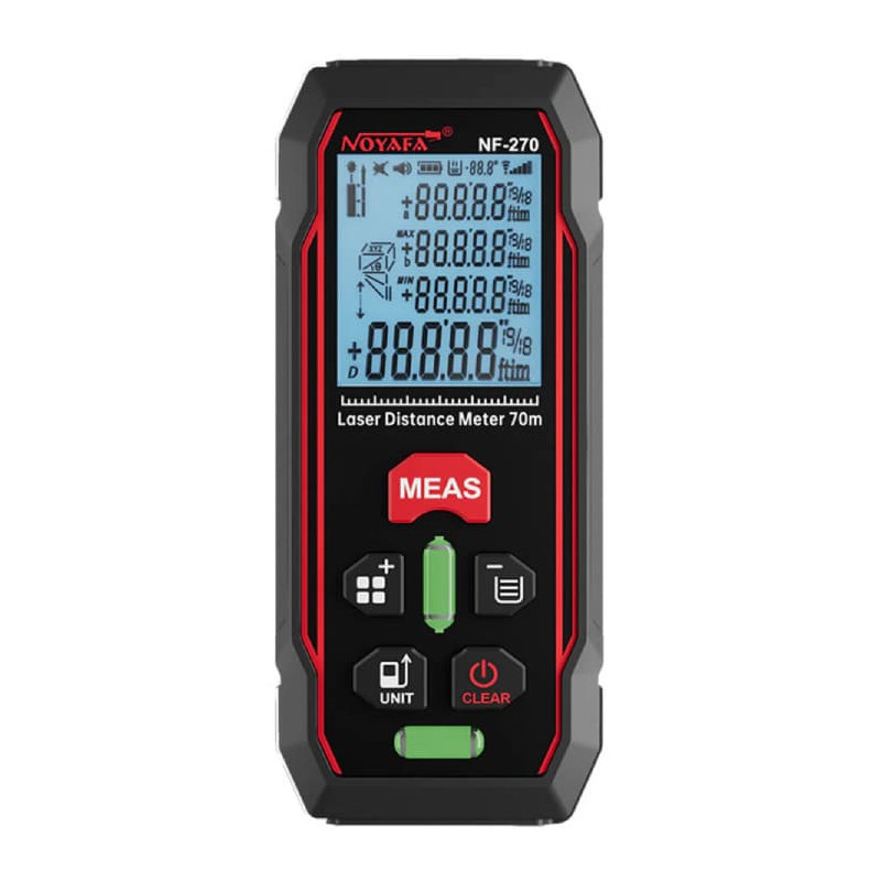 W-Star Laserový meter vzdialenosti WSNF270, 70m, objem, plocha, vodováha, pamäť 99