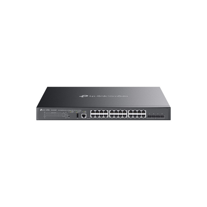 Omada 24-Port Gigabit Stackable Lite L3 Managed PoE++ Switch with 4 10G Slots