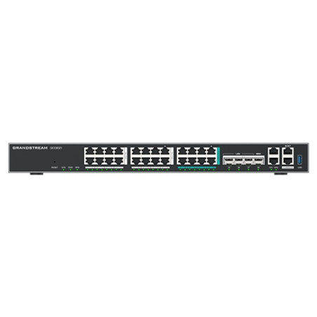 Grandstream GCC6021 all-in-one (10 Gbps VPN router, NGFW, switch 10G SPF+, a IP PBX 50 užívateľov)
