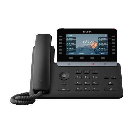 Yealink SIP-T85W SIP telefón, PoE, 5,5'' bar. LCD, GigE, 16 SIP účtov, BT, Wi-Fi 6
