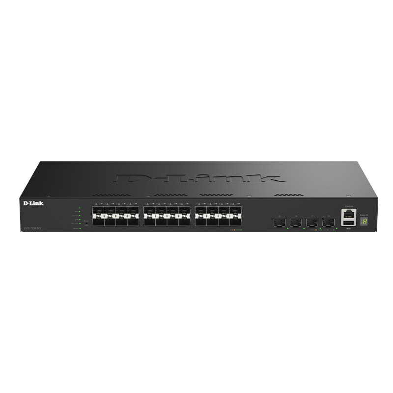 D-Link DGS-1530-28S/E 24 Porty 1G SFP + 4 Porty 10G SFP+ Smart Managed Switch