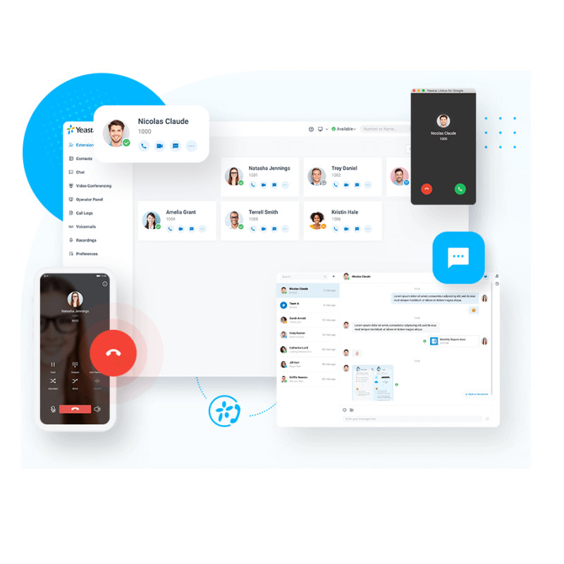 Yeastar SP licencia k P560 - služby vzdialeného prístupu a instant messaging - ročné predplatné