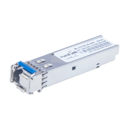MaxLink 1.25G SFP optický modul HP, WDM(BiDi), SM, Tx 1310/Rx1550nm, 20km, 1x LC konektor, DDM, HPE