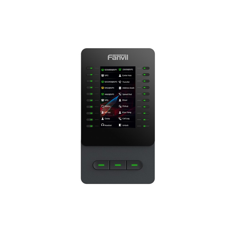 Fanvil EM60 rozširujúci modul pre telefóny V65/V66/V66 Pro, 4,3'' displej, 60 DSS
