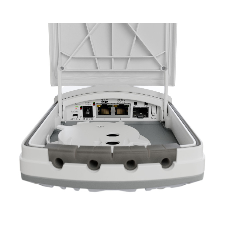 MikroTik FTC21-ups Fiber-to-Copper Converter s UPS funkciou (2 x 1G Eth, 1 x 2.5G SFP)