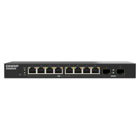 QNAP switch QSW-L2110-2S8T (8x 2,5GbE port, 2x 10Gb SFP+ port, Lite Managed)