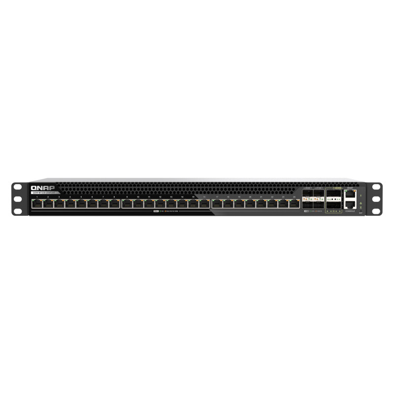 QNAP riadený switch QSW-M7230-2X4F24T (24x 10GbE port, 4x 25Gb port, 2x 100Gb port)