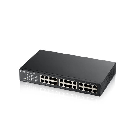 ZYXEL 24xGb fanless rack switch GS1100-24E v4
