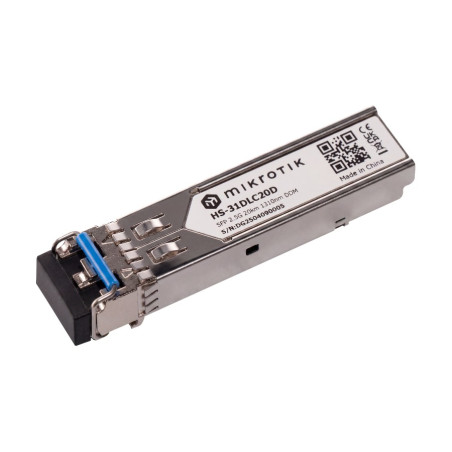 Mikrotik HS-31DLC20D, SFP 1.25G/2.5G SM 20km 1310nm, Dual LC-connector