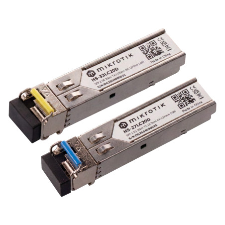MikroTik HS-2733LC20D, Pár SFP BiDi 1.25G/2.5G SM 20km, Single LC-connector