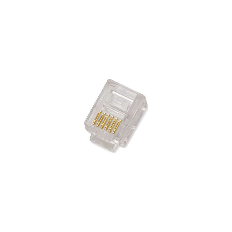 DATACOM Konektor RJ12 UTP lanko 6p6c bal.100ks