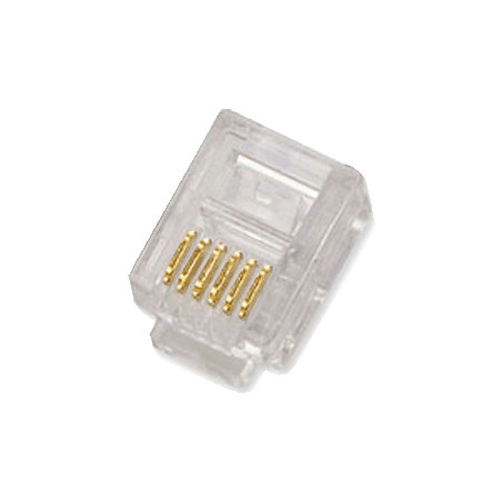 DATACOM Konektor RJ12 UTP lanko 6p6c bal.100ks