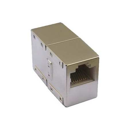 DATACOM Spojka 2 x RJ45 STP Cat5E (silver)