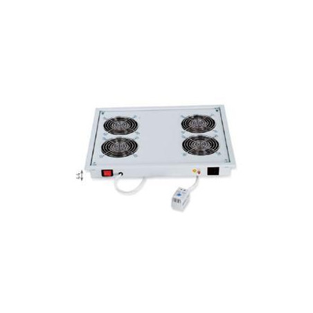 Vent.j. horný (spodný) 4x ventilátor 220V/92W sivá