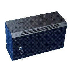 10'' rack jednodielny 4U/140 DATACOM čierny plech.dv.