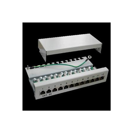 Patch panel Box 12-port Cat5E STP na stenu