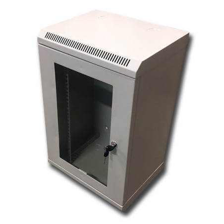10'' rack jednodielny 12U/280 DATACOM šedý Skl.dv.