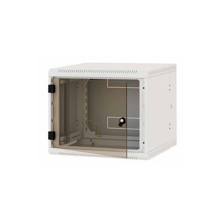 19'' rozvádzač dvojdielny 9U/295mm celosklenené dvere