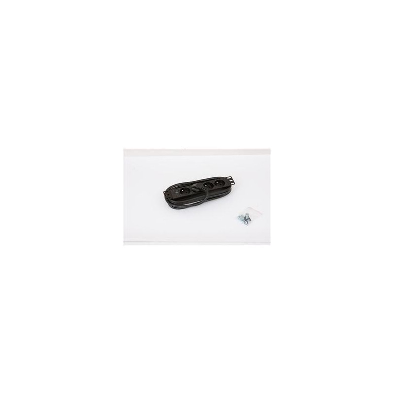 10'' 4xCZ zásuvka, kontrolka, 3x1.5mm-2m kábel