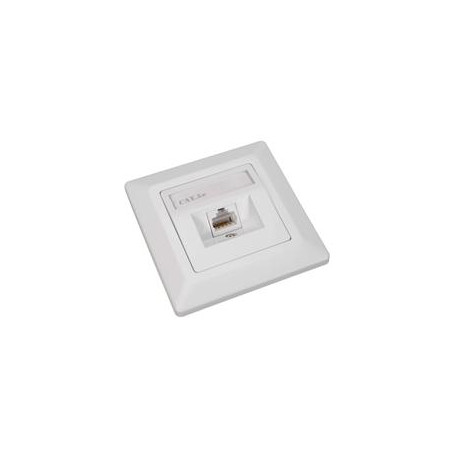 Zásuvka Solarix CAT5E UTP 1 x RJ45 pod omietku biela
