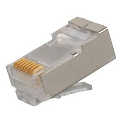 Konektor RJ45 CAT6 STP 8p8c na drôt, 100ks