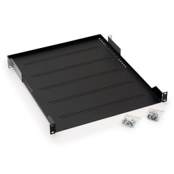 19''polica H4 perforovaná 1U/850mm, max.150kg