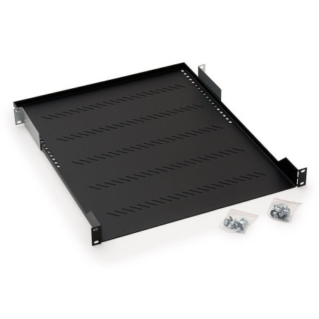 19''polica H4 perforovaná 1U/850mm, max.150kg