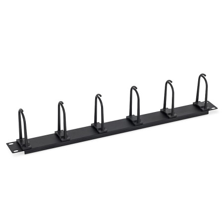 19'' vyväzovací panel 1U, háčik 60x30mm zacvakávacie