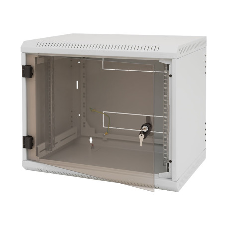 Nástenný rack.jednodielny 18U (š)600x(h)595, typ A6