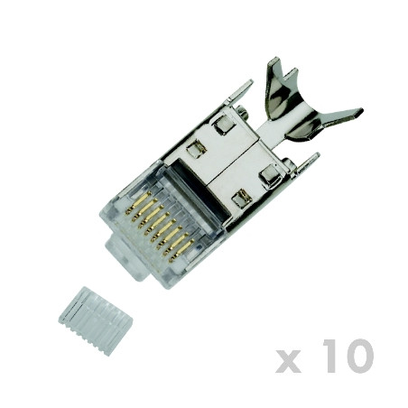 DATACOM konektor RJ45 STP CAT7(6A) 8p8c drôt(10ks)