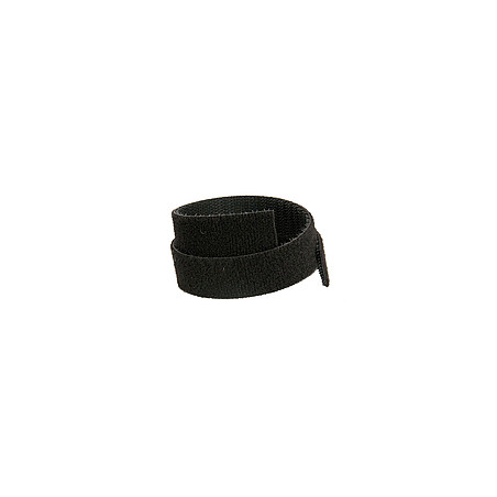 Obojstranný suchý zips Solarix, šírka 10mm, 25m, čierny