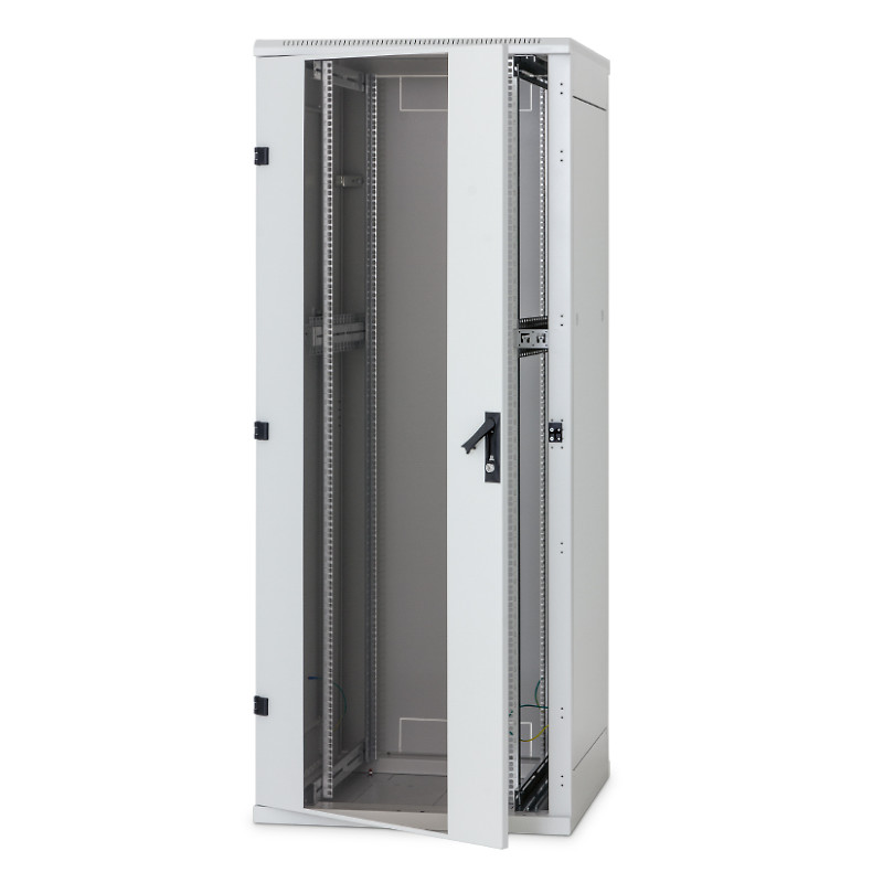 Stojanový rozvádzač 27U (š)600x(h)900 plech.dvere