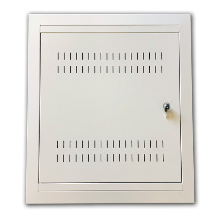 Datacom 19'' rozvádzač pod omietku 4U+2U/150mm plech
