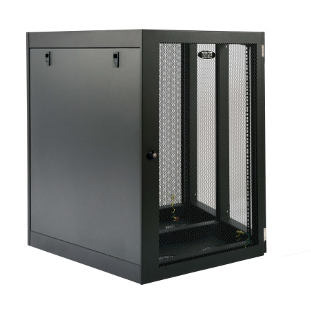 Skriňa SmartRack 18U, Š - 920mm, Hl - 630mm, hĺbka pre servery, pre vysoké zaťaženie, montáž na stenu