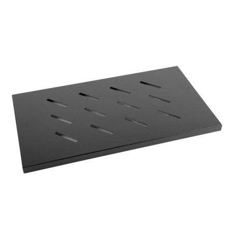 LANBERG 19'' PEVNÁ POLICA 1U/465X315MM MAX. NOSNOSŤ DO 120 KG ČIERNA