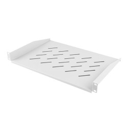 LANBERG 19'' PEVNÁ POLICA 1U/483X315MM MAX. NOSNOSŤ DO 25 KG ŠEDÁ