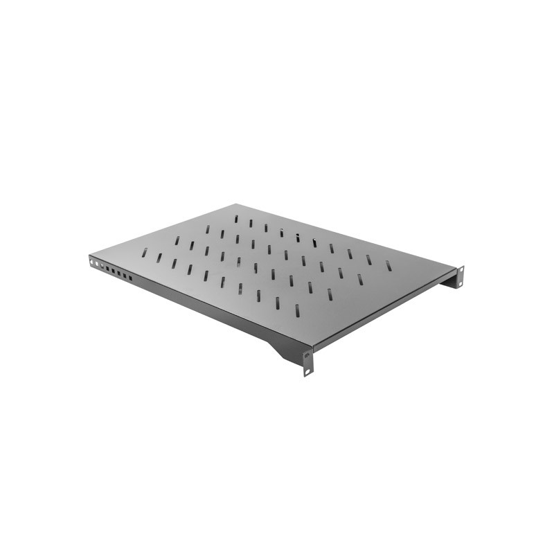 LANBERG19'' PEVNÁ POLICA 1U/483X700MM MAX. NOSNOSŤ DO 15 KG ČIERNA
