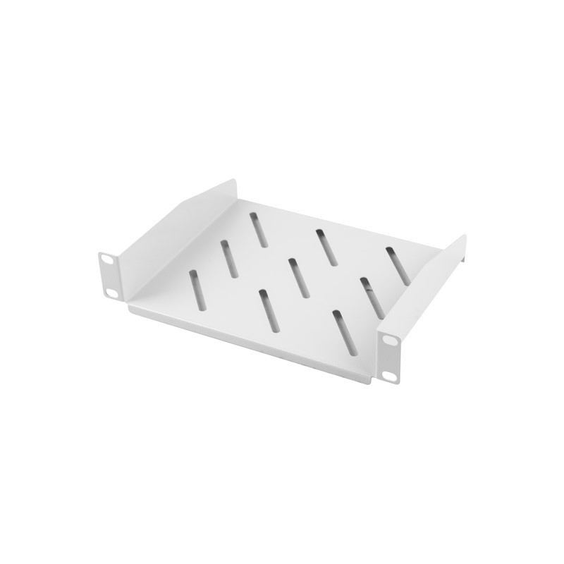 LANBERG 10'' PEVNÁ POLICA 1U/254X180MM MAX. NOSNOSŤ DO 20 KG ŠEDÁ