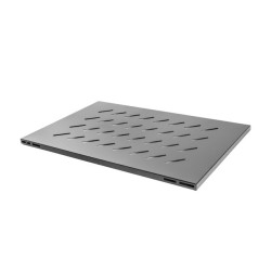 LANBERG 19'' PEVNÁ POLICA PRO OTVORENÝ RACK 800MM 1U/480,5X580MM MAX. NOSNOSŤ DO 120KG ČIERNA