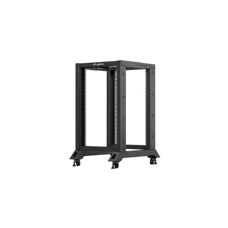 LANBERG OTVORENÝ RACK 18U 600X800 ČIERNY