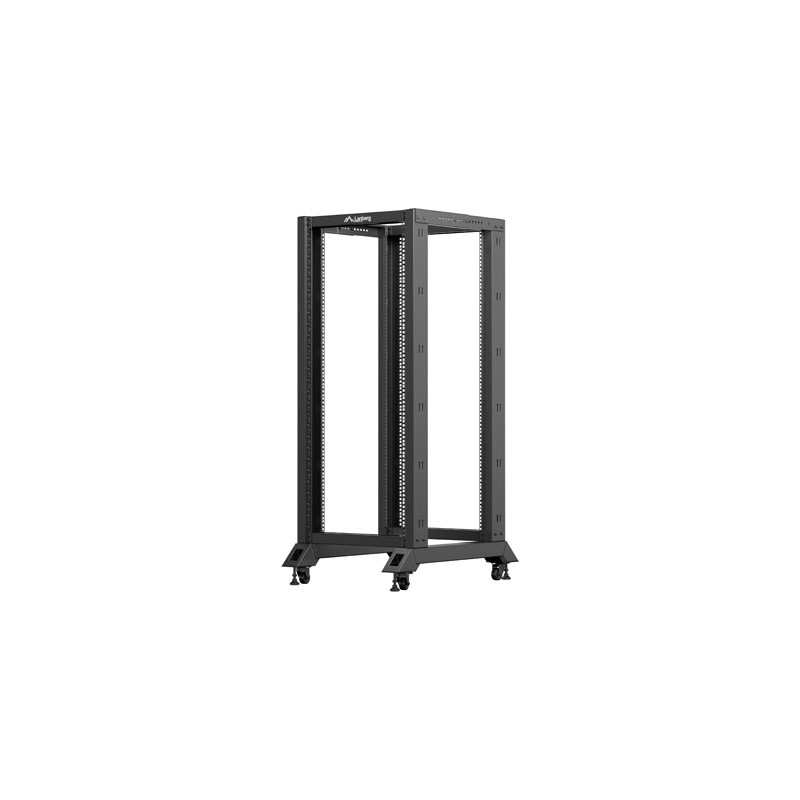 LANBERG OTVORENÝ RACK 27U 600X800 ČIERNY V2
